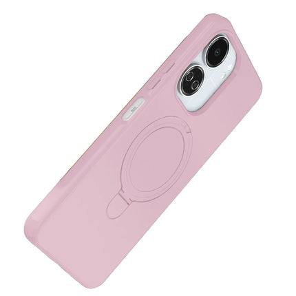 Xiaomi Redmi 13C Regal Magsafe Standlı Kapak Kılıf - Açık Pembe 4