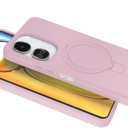 Xiaomi Redmi 13C Regal Magsafe Standlı Kapak Kılıf - Açık Pembe 3