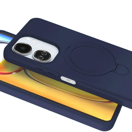 Xiaomi Redmi 13C Regal Magsafe Standlı Kapak Kılıf - Lacivert 3