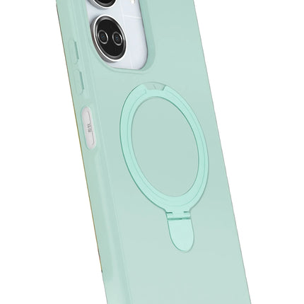 Xiaomi Redmi 13C Regal Magsafe Standlı Kapak Kılıf - Su Yeşili 2
