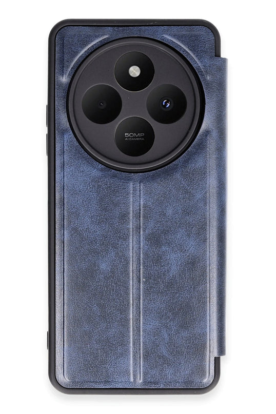 Xiaomi Redmi 14C Flip Cover Kılıf - Lacivert
