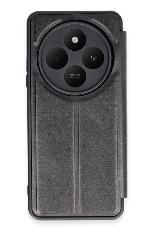 Xiaomi Redmi 14C Flip Cover Kılıf - Siyah