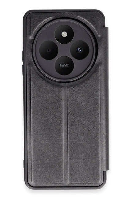 Xiaomi Redmi 14C Flip Cover Kılıf - Siyah