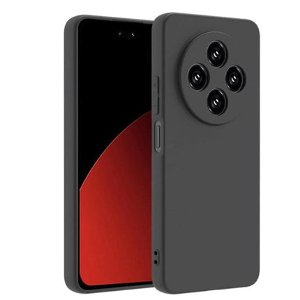 Xiaomi Redmi 14C Nano içi Kadife Silikon Kılıf - Siyah
