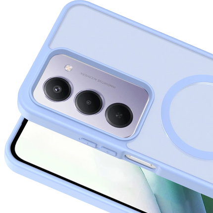 Xiaomi Redmi 15 4G Jota Magsafe Kapak Kılıf - Açık Mavi 2