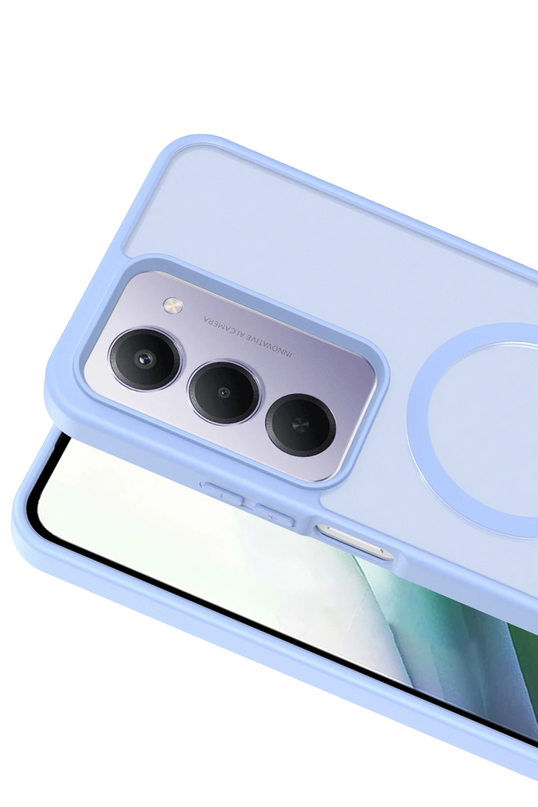 Xiaomi Redmi 15 4G Jota Magsafe Kapak Kılıf - Açık Mavi 2