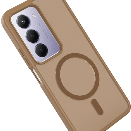 Xiaomi Redmi 15 4G Jota Magsafe Kapak Kılıf - Çöl Titanyum 4