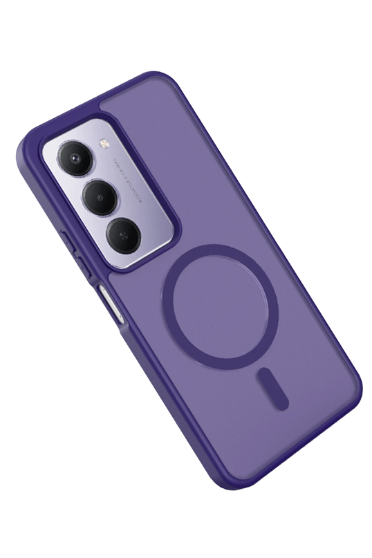 Xiaomi Redmi 15 4G Jota Magsafe Kapak Kılıf - Derin Mor 4