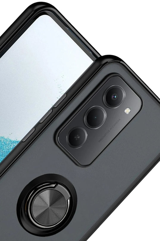 Xiaomi Redmi 15 4G Montreal Yüzüklü Silikon Kapak Kılıf - Siyah 2