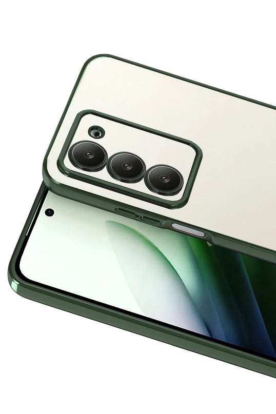 Xiaomi Redmi 15 4G Razer Lensli Silikon Kılıf - Yeşil 2