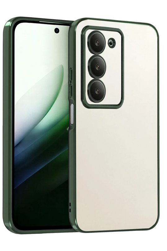 Xiaomi Redmi 15 4G Razer Lensli Silikon Kılıf - Yeşil