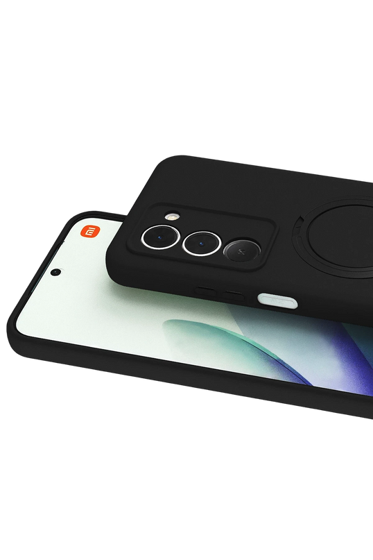 Xiaomi Redmi 15 4G Regal Magsafe Standlı Kapak Kılıf - Siyah 3