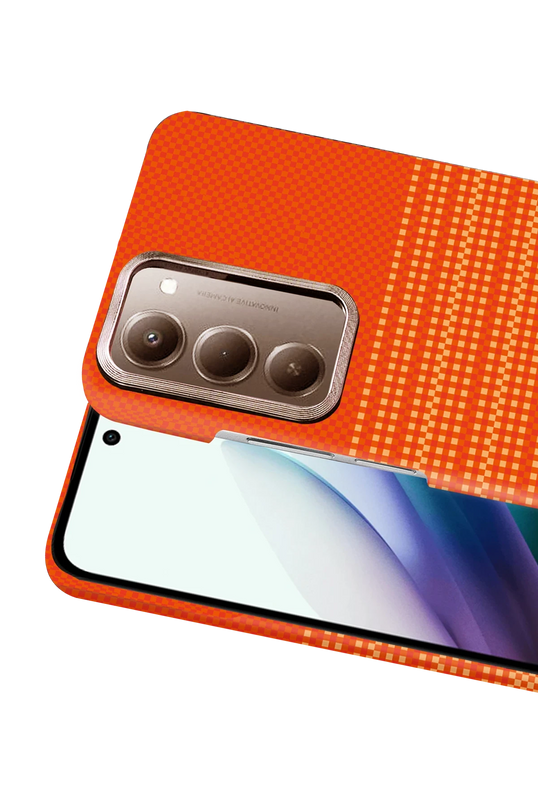 Xiaomi Redmi 15 4G Vega Magsafe Kapak Kılıf - Turuncu 2