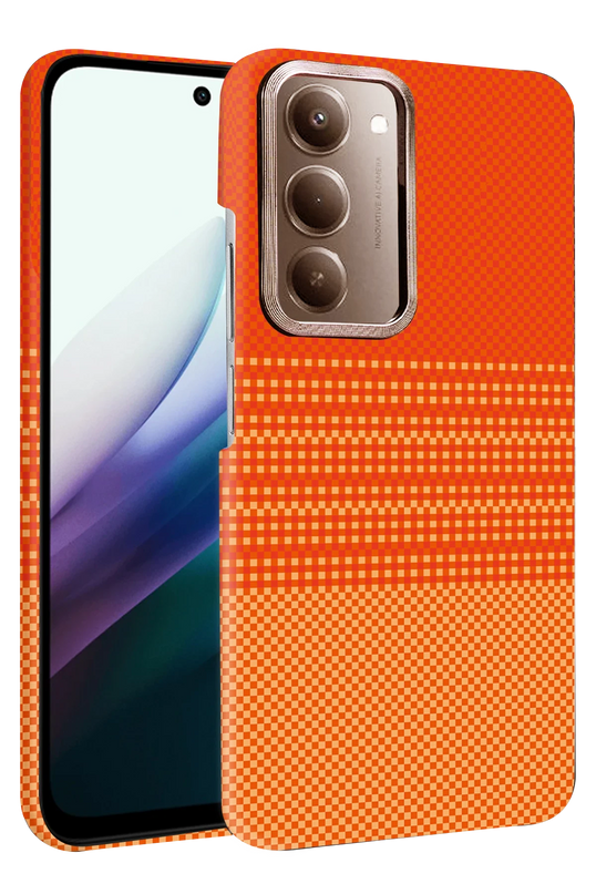 Xiaomi Redmi 15 4G Vega Magsafe Kapak Kılıf - Turuncu