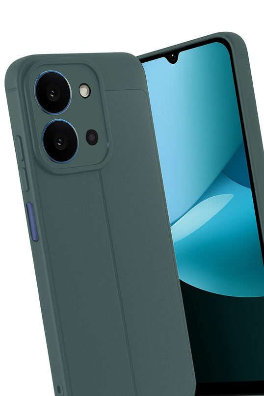 Xiaomi Redmi 15C 4G Auto Focus Kapak Kılıf - Koyu Yeşil 3