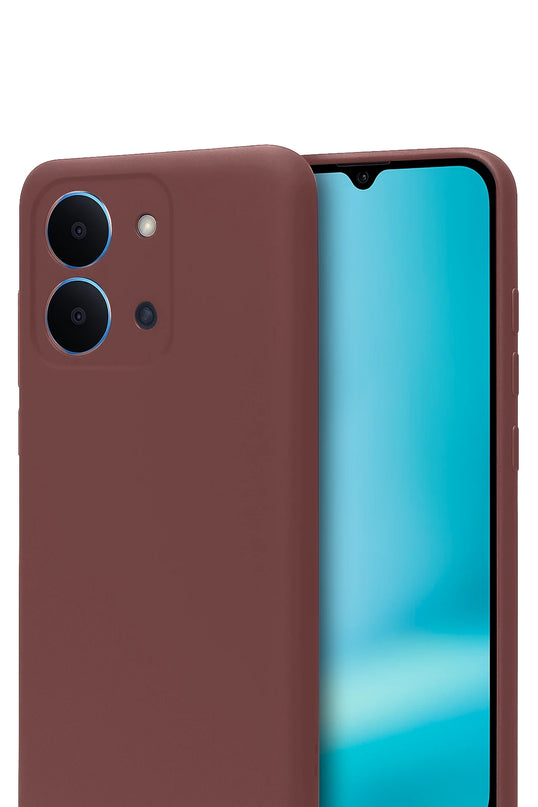 Xiaomi Redmi 15C 4G First Silikon Kılıf - Bordo 2