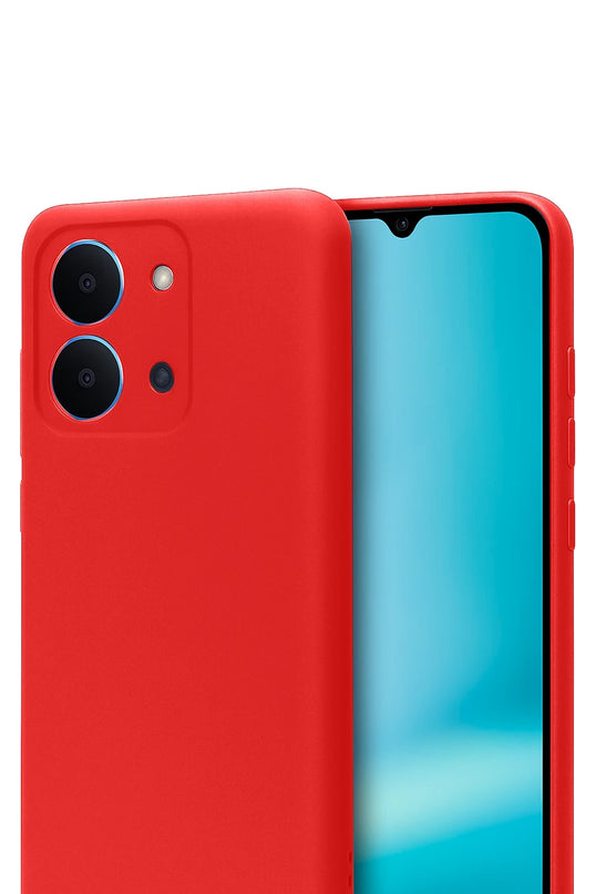 Xiaomi Redmi 15C 4G First Silikon Kılıf - Kırmızı 2
