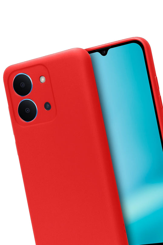 Xiaomi Redmi 15C 4G First Silikon Kılıf - Kırmızı 3