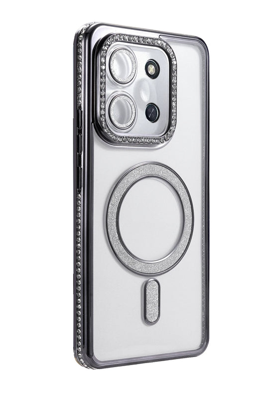 Xiaomi Redmi 15C 4G Joke Simli Magneticsafe Kılıf - Siyah 3