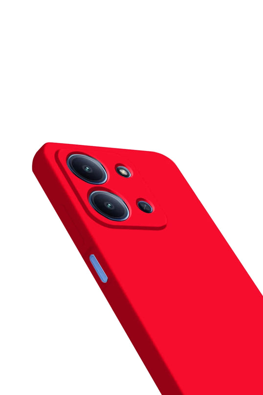 Xiaomi Redmi 15C 4G Nano içi Kadife Silikon Kılıf - Kırmızı 2