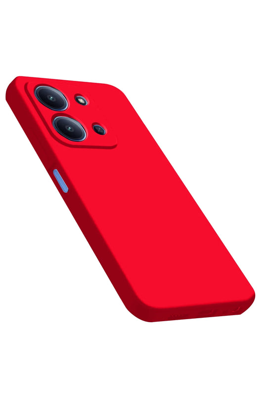Xiaomi Redmi 15C 4G Nano içi Kadife Silikon Kılıf - Kırmızı 3