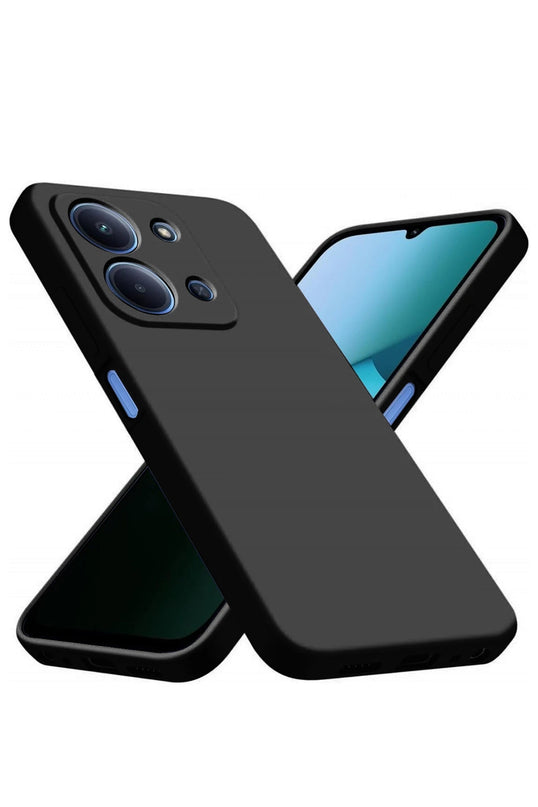 Xiaomi Redmi 15C 4G Nano içi Kadife Silikon Kılıf - Siyah