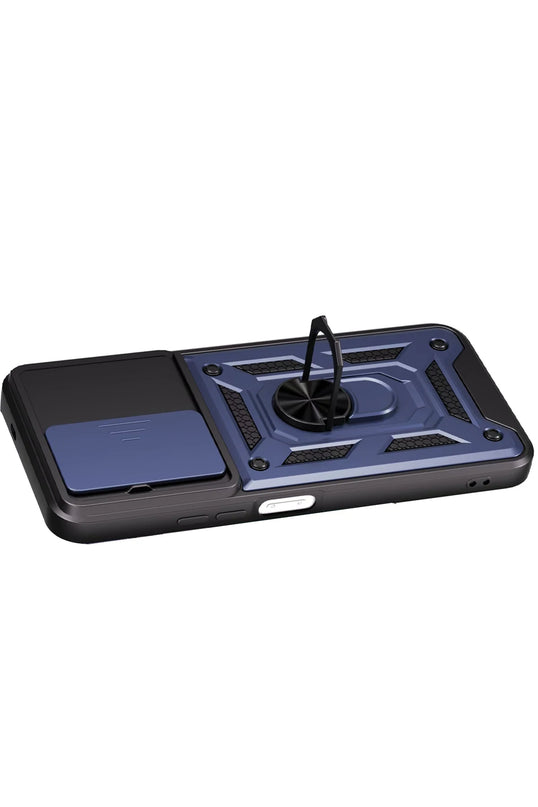 Xiaomi Redmi 15C 4G Pars Lens Yüzüklü Silikon Kılıf - Lacivert 3