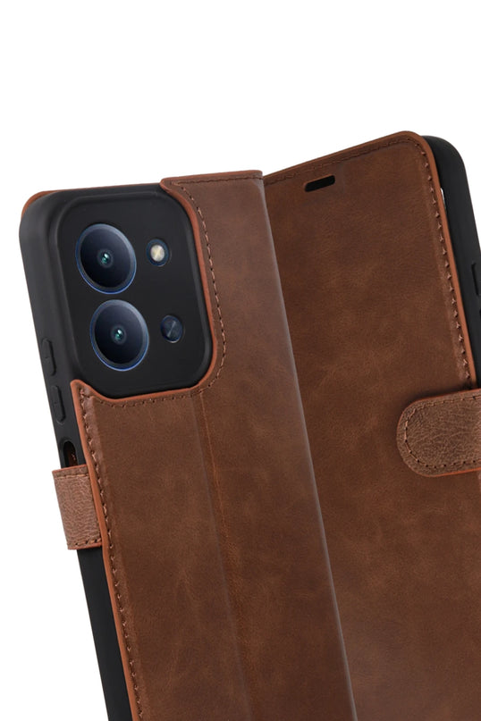 Xiaomi Redmi 15C 4G Trend S Plus Kapaklı Kılıf - Taba 3