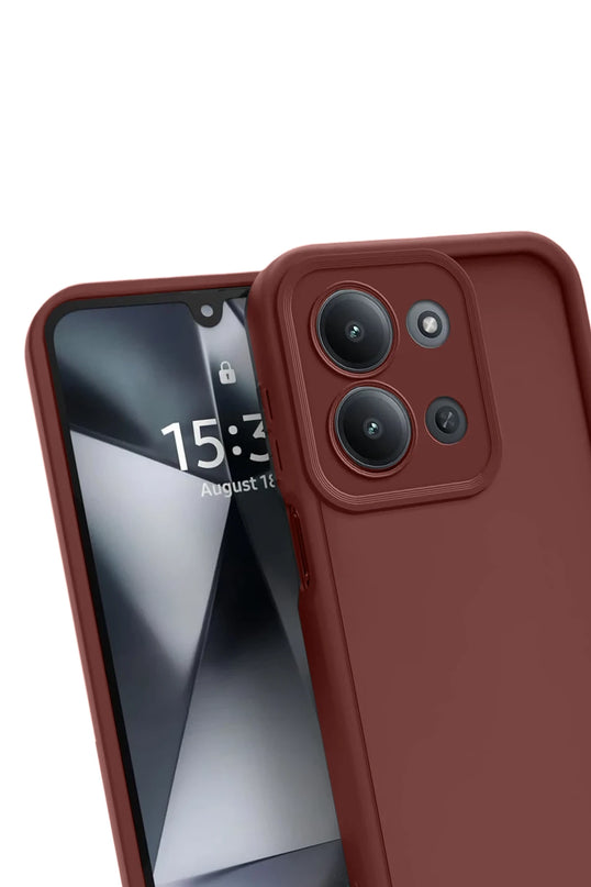 Xiaomi Redmi 15C 4G Viera Silikon Kılıf - Bordo 3