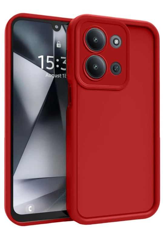 Xiaomi Redmi 15C 4G Viera Silikon Kılıf - Kırmızı