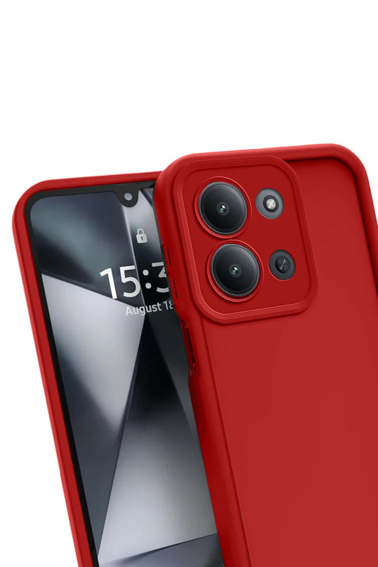 Xiaomi Redmi 15C 4G Viera Silikon Kılıf - Kırmızı 3
