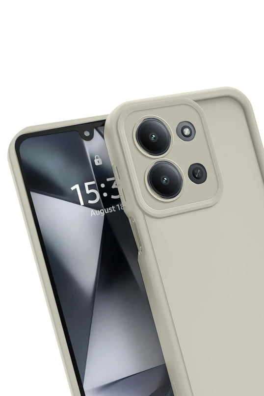 Xiaomi Redmi 15C 4G Viera Silikon Kılıf - Krem 3