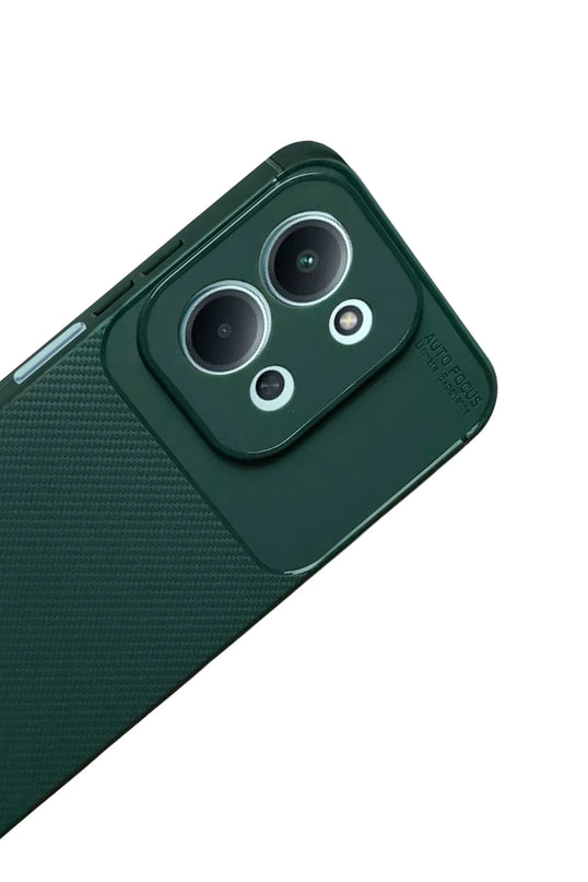 Xiaomi Redmi 15C 5G Auto Focus Karbon Kapak Kılıf - Koyu Yeşil 4