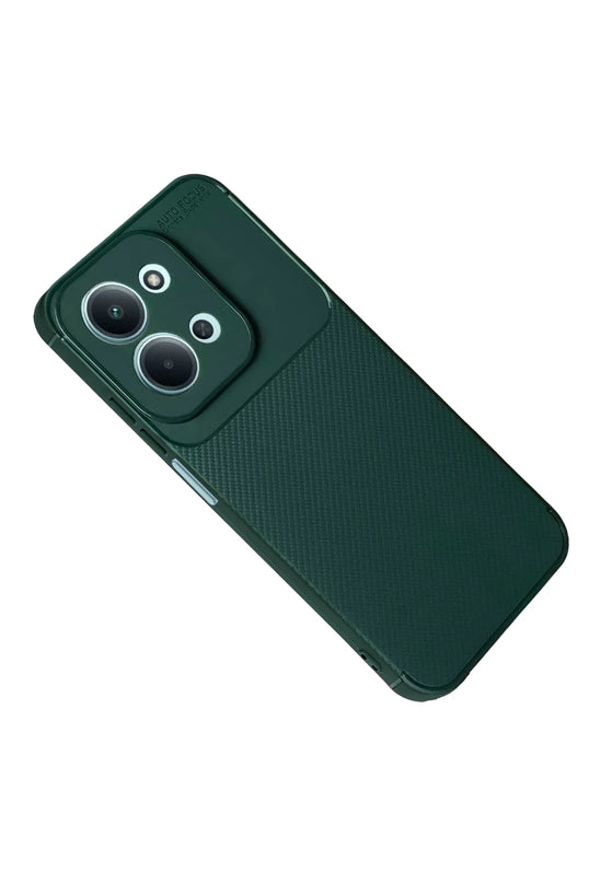 Xiaomi Redmi 15C 5G Auto Focus Karbon Kapak Kılıf - Koyu Yeşil 2