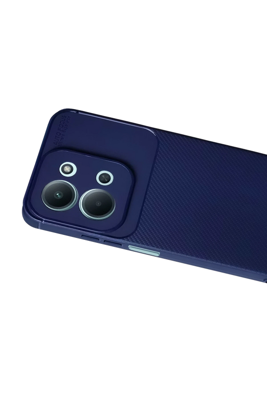 Xiaomi Redmi 15C 5G Auto Focus Karbon Kapak Kılıf - Lacivert 3