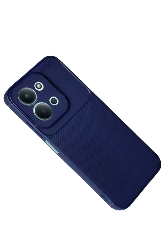 Xiaomi Redmi 15C 5G Auto Focus Karbon Kapak Kılıf - Lacivert 2