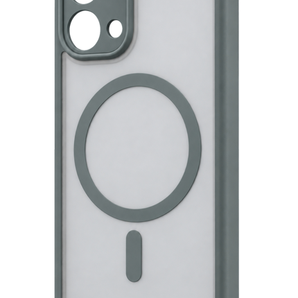Xiaomi Redmi 15C 5G Loji Magsafe Kapak Kılıf - Gri