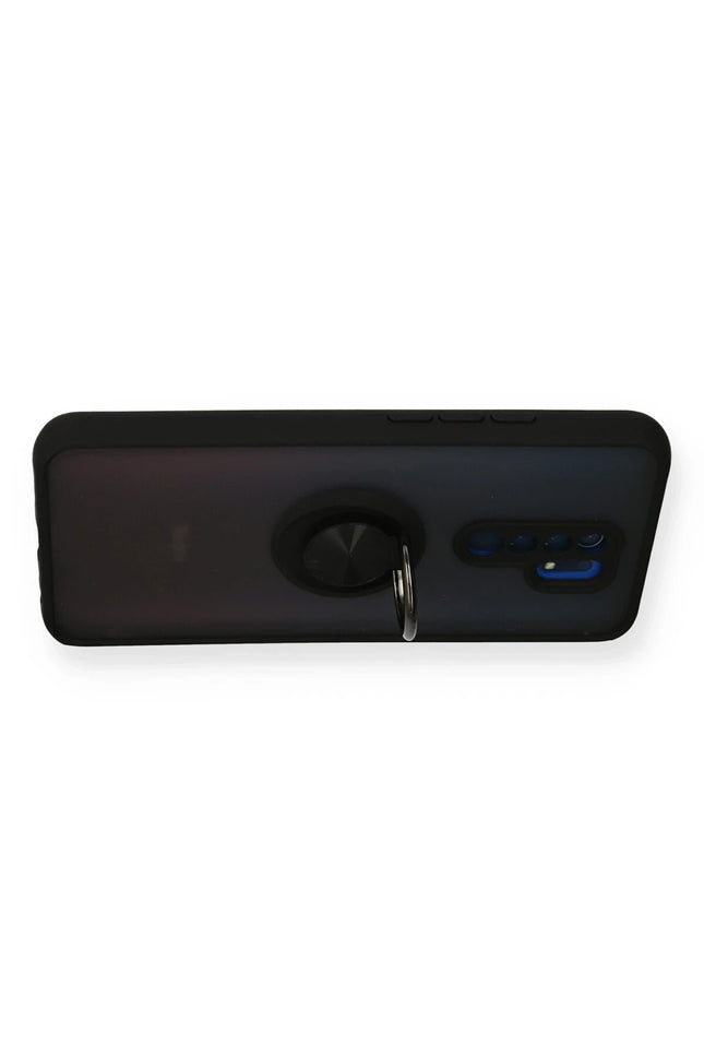 Xiaomi Redmi 9 Montreal Yüzüklü Silikon Kapak Kılıf 3