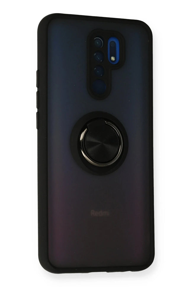 Xiaomi Redmi 9 Montreal Yüzüklü Silikon Kapak Kılıf 2
