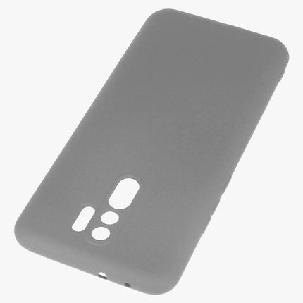 Xiaomi Redmi 9 Nano içi Kadife Silikon Kılıf - Gri 3