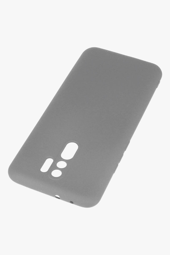 Xiaomi Redmi 9 Nano içi Kadife Silikon Kılıf - Gri 3