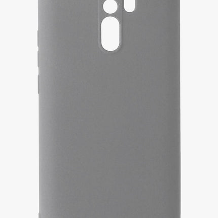 Xiaomi Redmi 9 Nano içi Kadife Silikon Kılıf - Gri