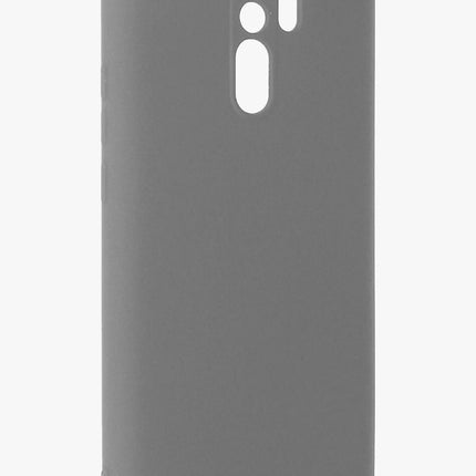 Xiaomi Redmi 9 Nano içi Kadife Silikon Kılıf - Gri 2
