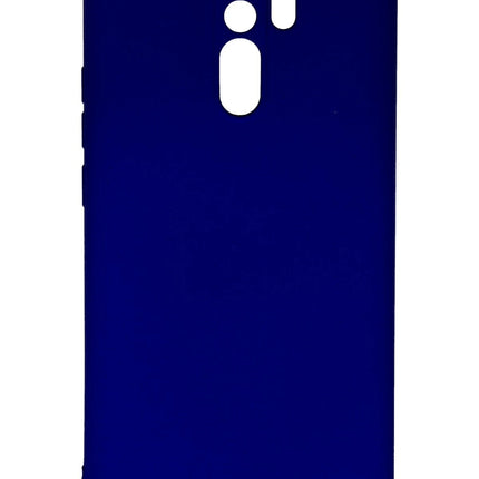 Xiaomi Redmi 9 Nano içi Kadife Silikon Kılıf - Lacivert