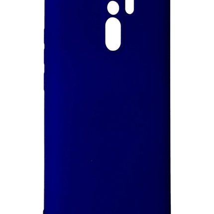 Xiaomi Redmi 9 Nano içi Kadife Silikon Kılıf - Lacivert 2