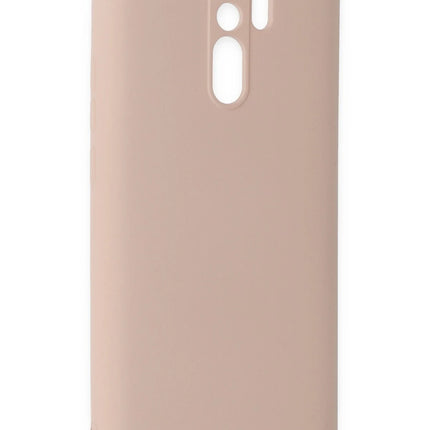 Xiaomi Redmi 9 Nano içi Kadife Silikon Kılıf - Pudra 2