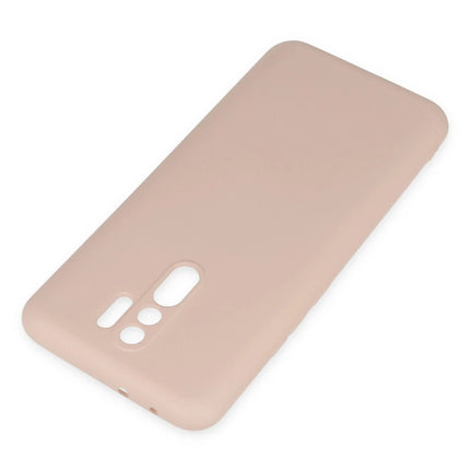 Xiaomi Redmi 9 Nano içi Kadife Silikon Kılıf - Pudra 3