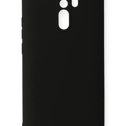 Xiaomi Redmi 9 Nano içi Kadife Silikon Kılıf - Siyah