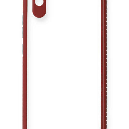 Xiaomi Redmi 9A Miami Şeffaf Silikon Kılıf - Fuşya 2