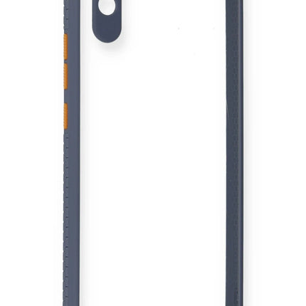 Xiaomi Redmi 9A Miami Şeffaf Silikon Kılıf - Gri